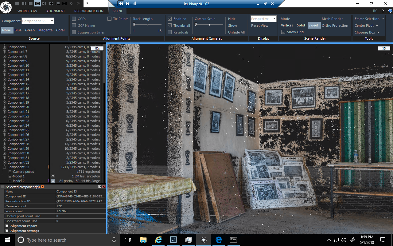 Engazi Photogrammetry interior screenshot